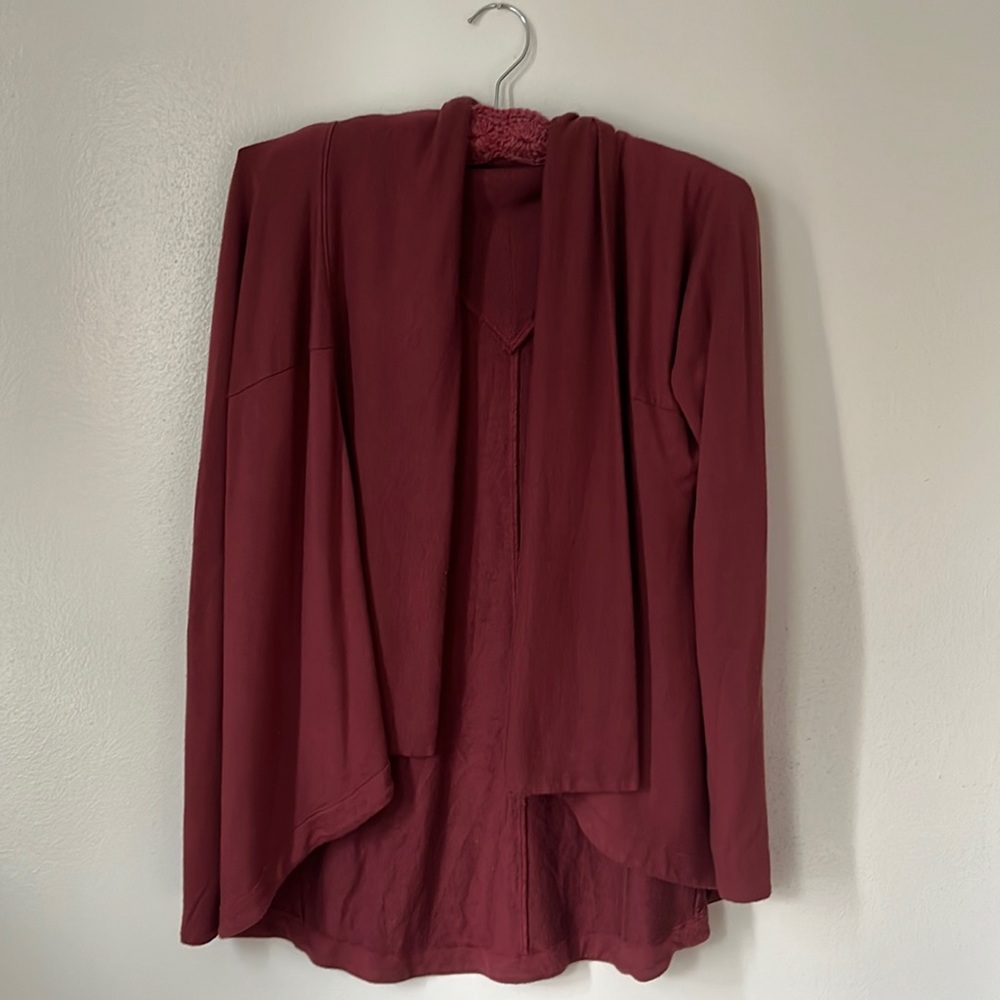 Athleta Maroon Sweater Small